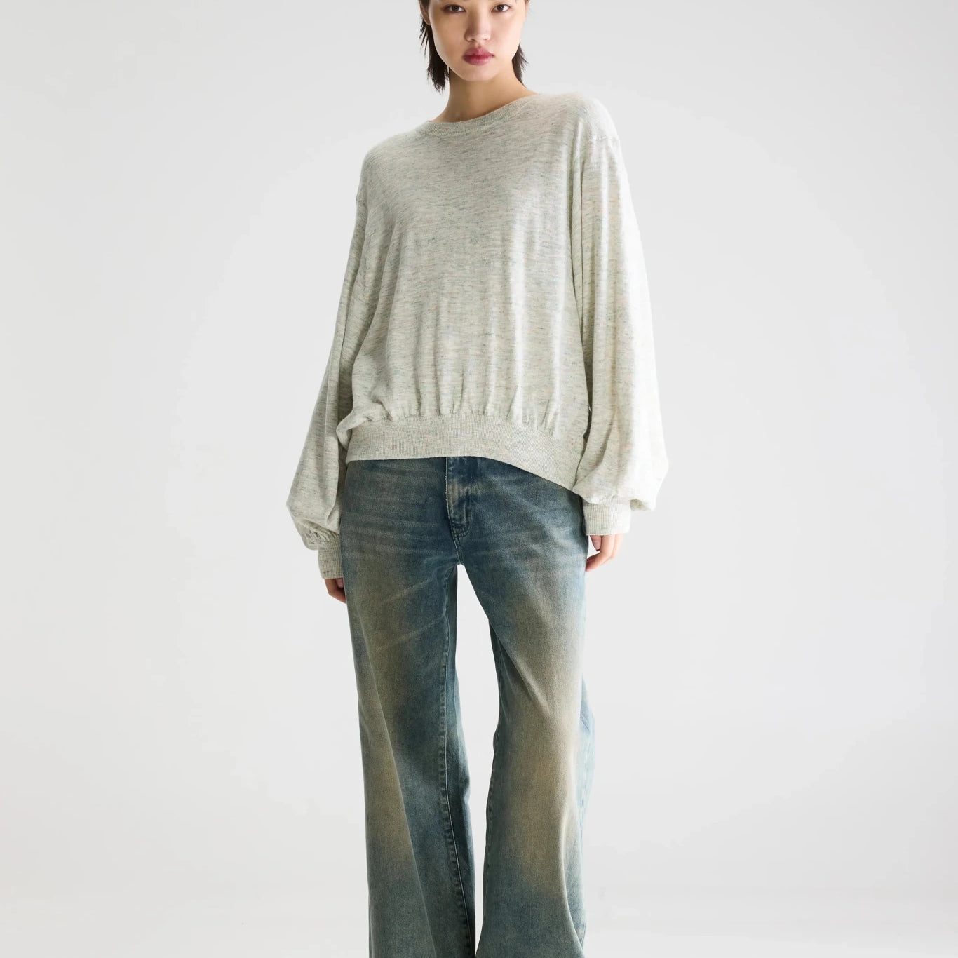 Bellerose Domot Oversized Crewneck Sweater Combo A - Steranko Clothing Manchester
