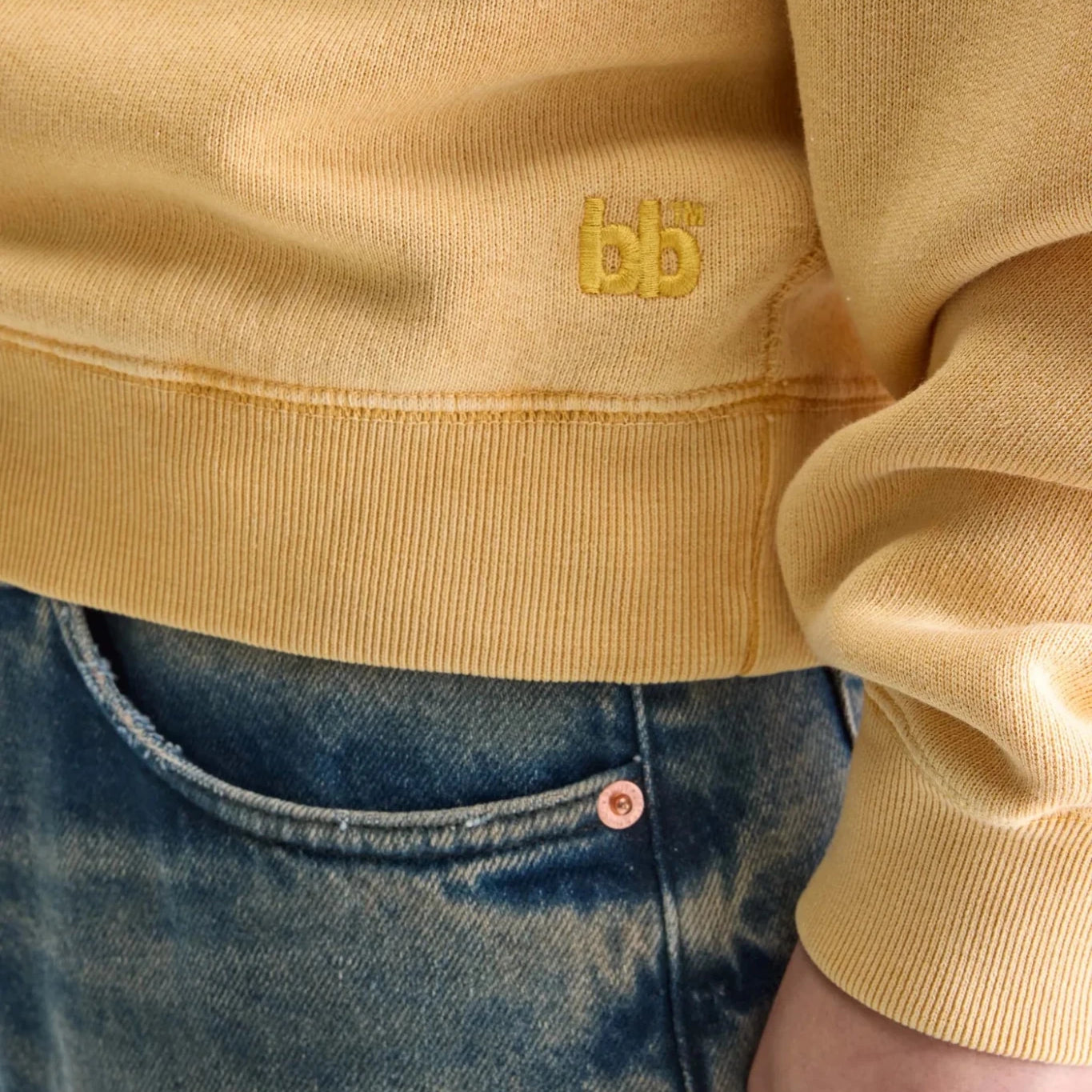 Bellerose Fella Sweatshirt Sunlight - Steranko Clothing Manchester