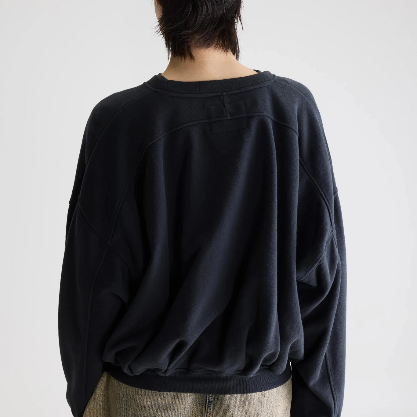 Bellerose Finko Oversized Sweatshirt Navy - Steranko Clothing Manchester