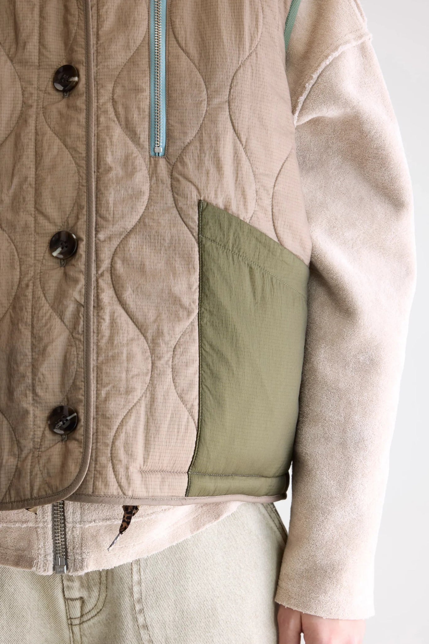 Bellerose Hamilton Reversible Bodywarmer Peel - Steranko Clothing Manchester