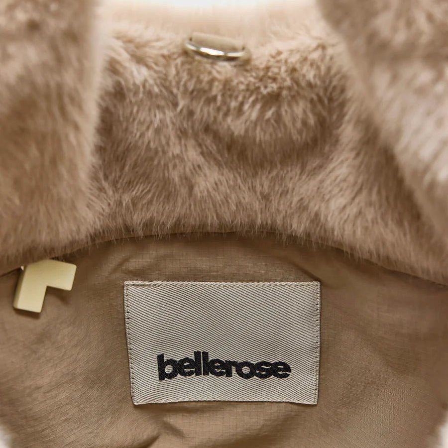 Bellerose Helga Faux-Fur Handbag Stone - Steranko Clothing Manchester