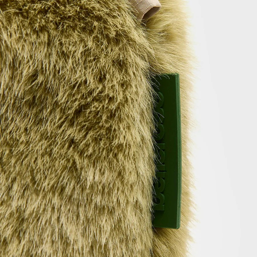 Bellerose Helga Faux-Fur Handbag Tilleul - Steranko Clothing Manchester