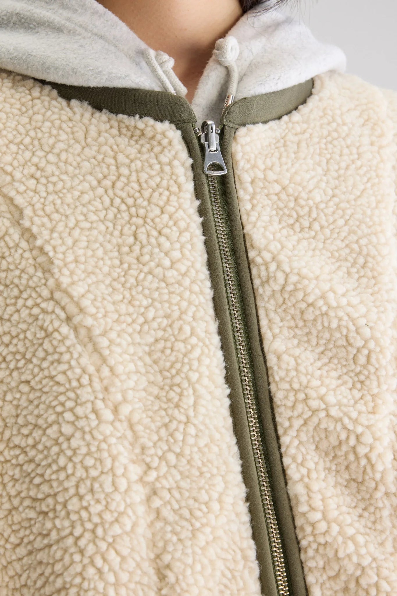 Bellerose Jano Reversible Gilet Ecru - Steranko Clothing Manchester