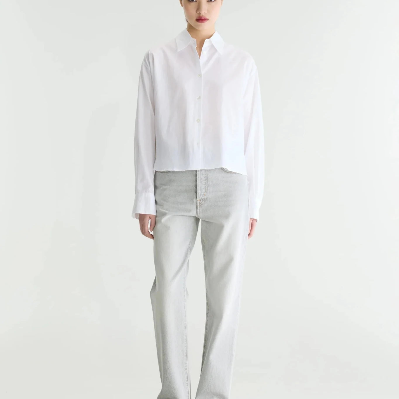 Bellerose Java Poplin Shirt White - Steranko Clothing Manchester