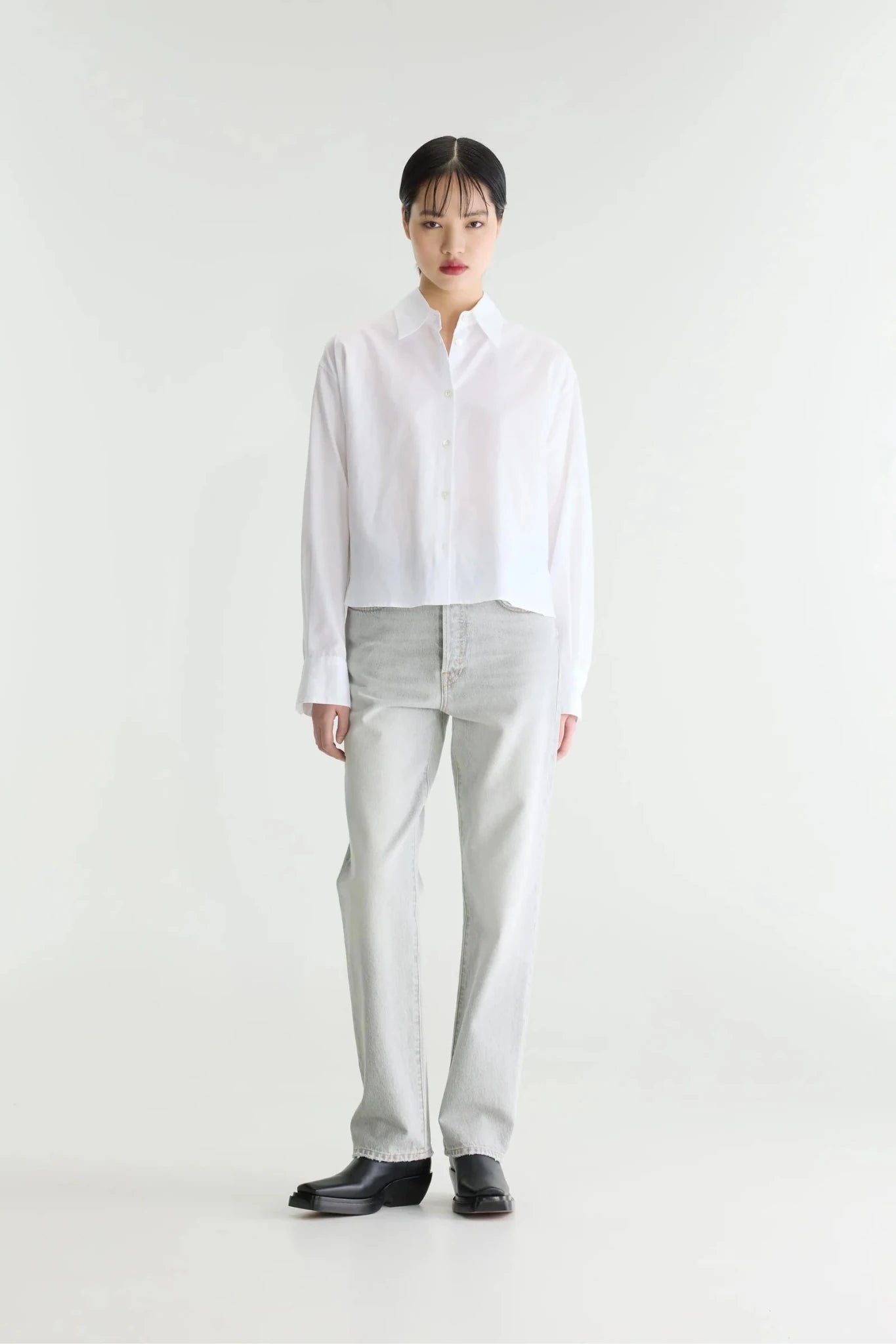 Bellerose Java Poplin Shirt White - Steranko Clothing Manchester