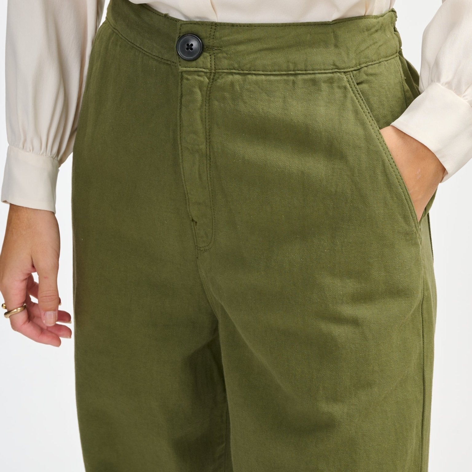 Bellerose Pasop Pant Army - Steranko Clothing Manchester