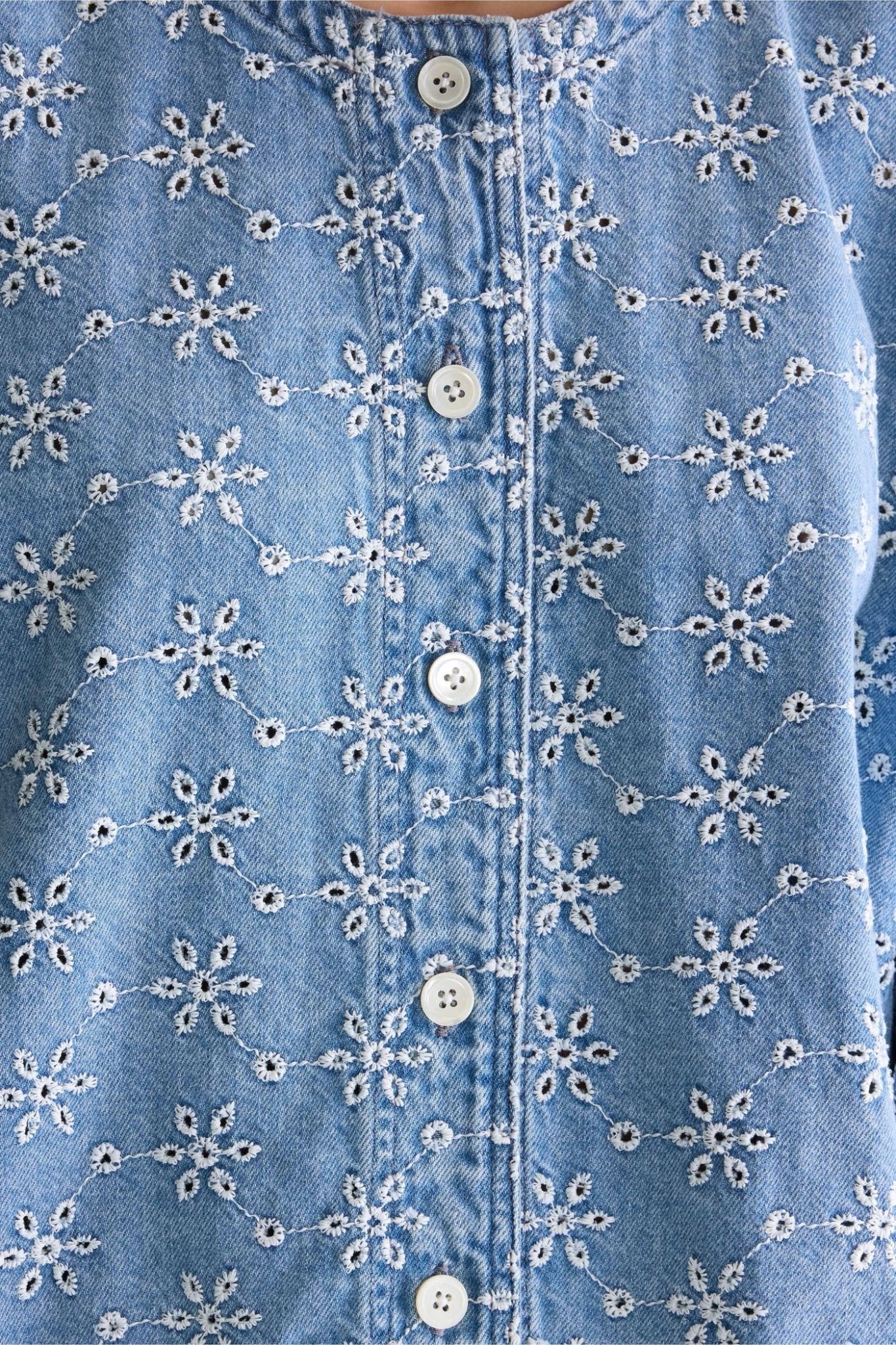 Bellerose Pinda Blouse Medium Bleach - Steranko Clothing Manchester