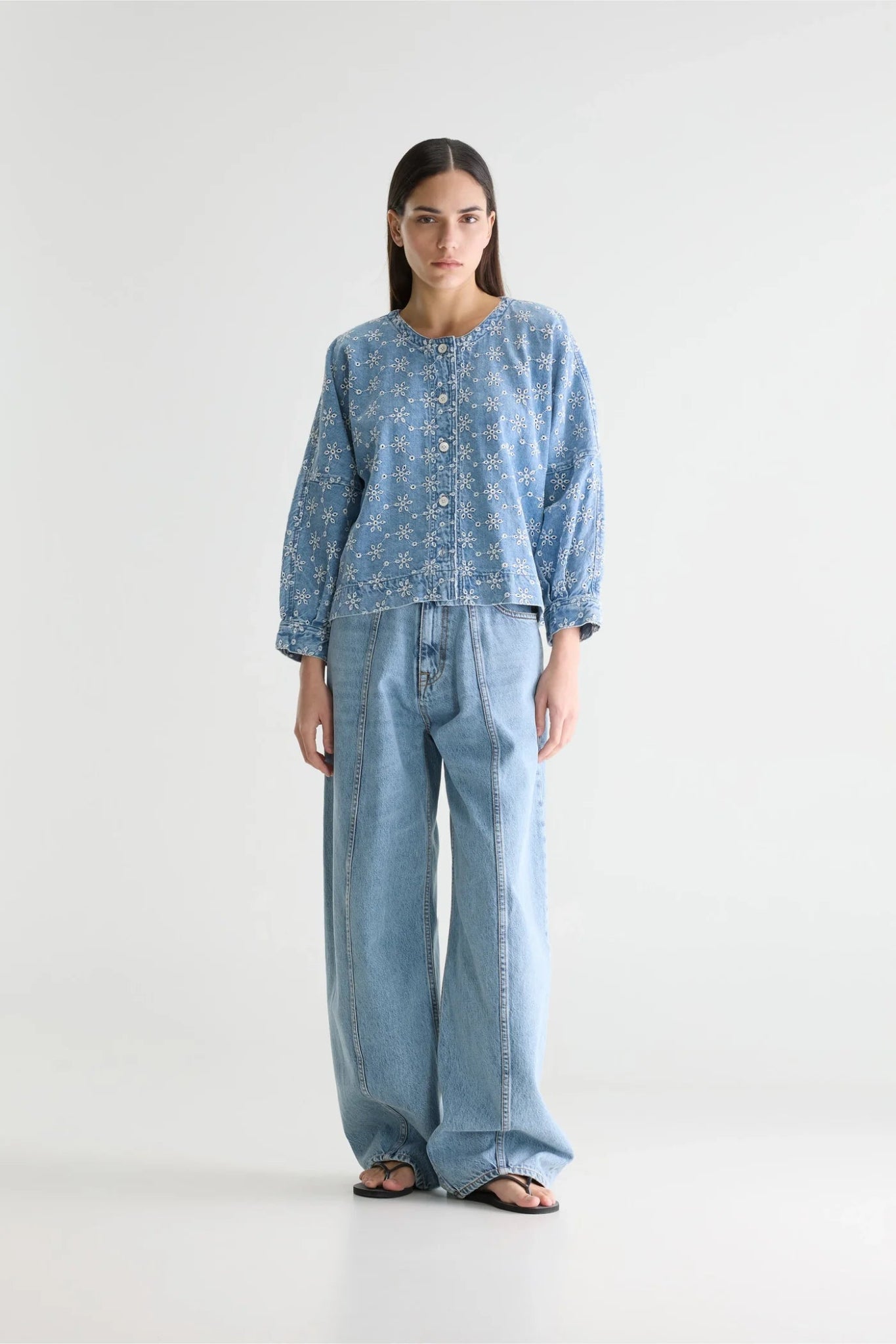 Bellerose Pinda Blouse Medium Bleach - Steranko Clothing Manchester