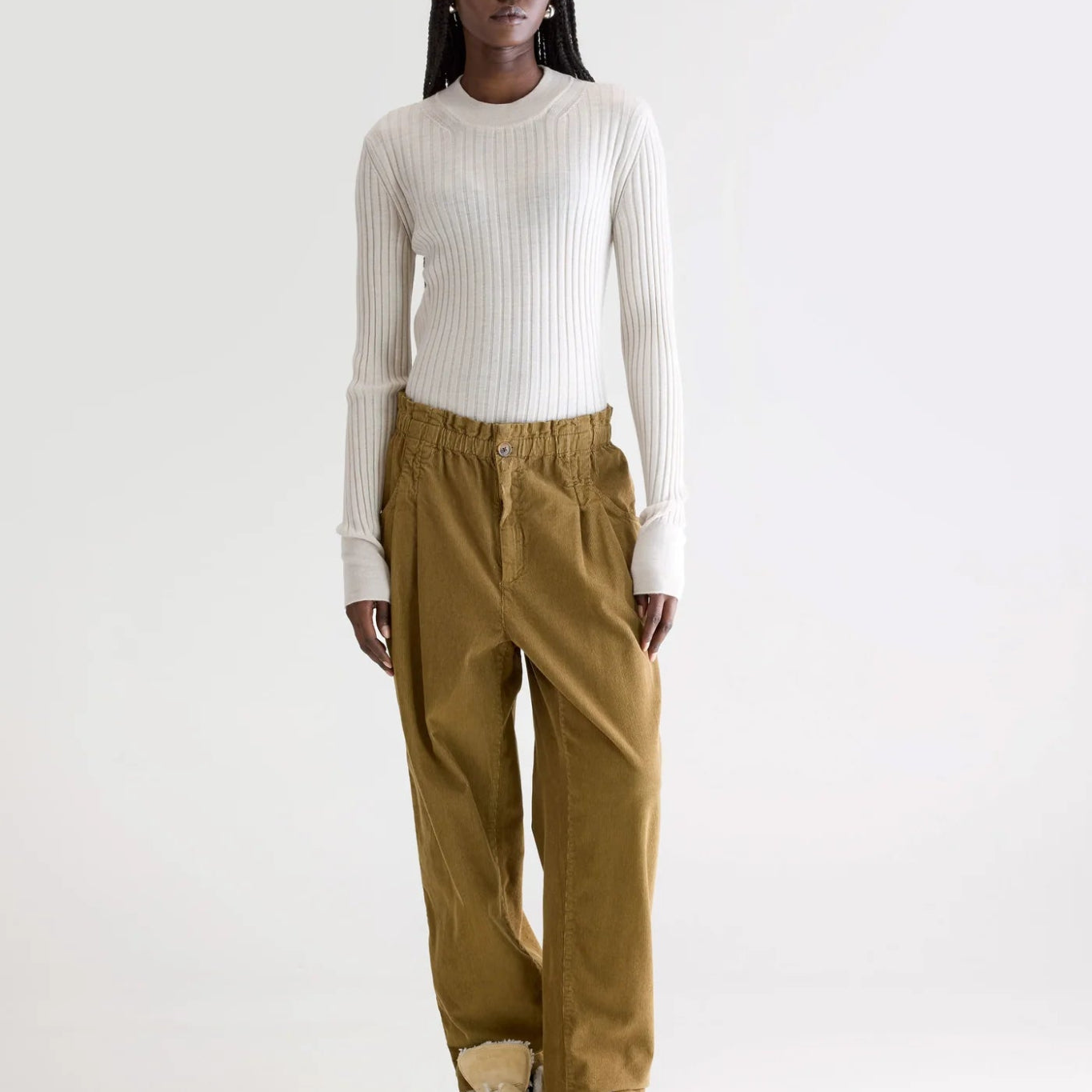 Bellerose Winona Paperbag Pant Tabac - Steranko Clothing Manchester