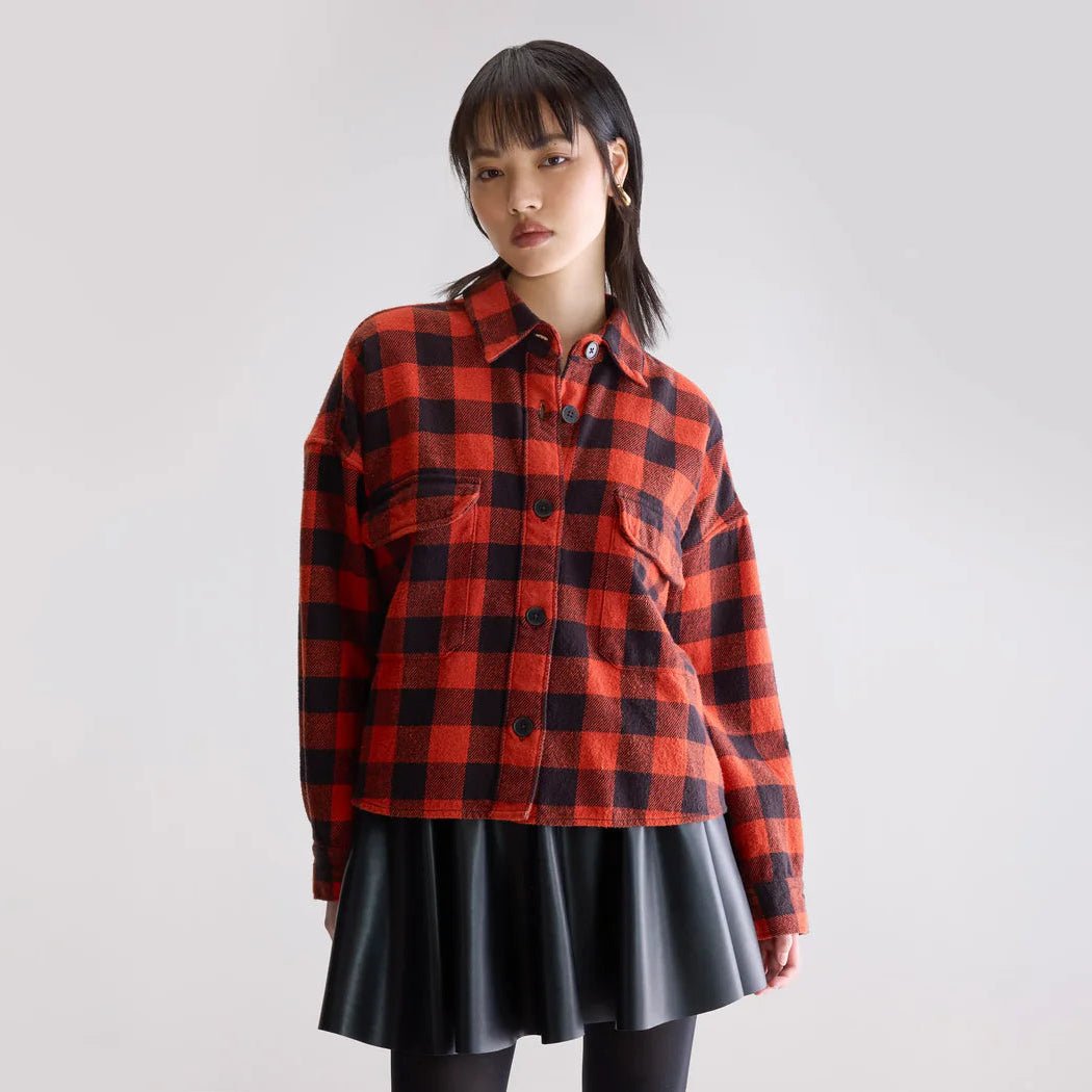 Bellerose Wyat Checked Overshirt Check C - Steranko Clothing Manchester