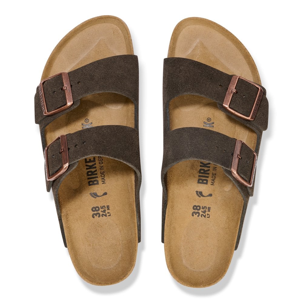 Birkenstock Arizona Leve Mocca Suede - Steranko Clothing Manchester