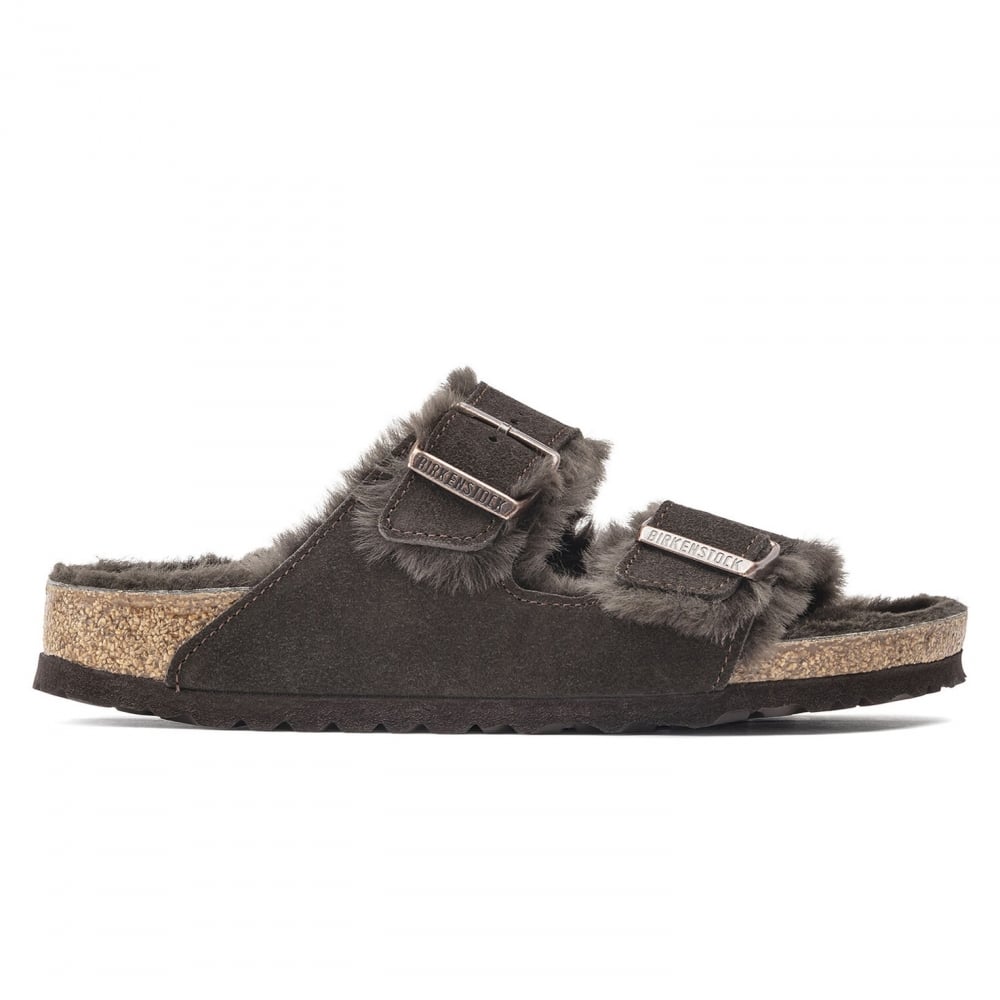 Birkenstock Arizona Shearling Mocca (Narrow Fit) - Steranko Clothing Manchester