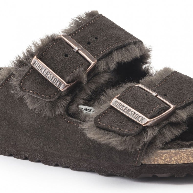 Birkenstock Arizona Shearling Mocca (Narrow Fit) - Steranko Clothing Manchester