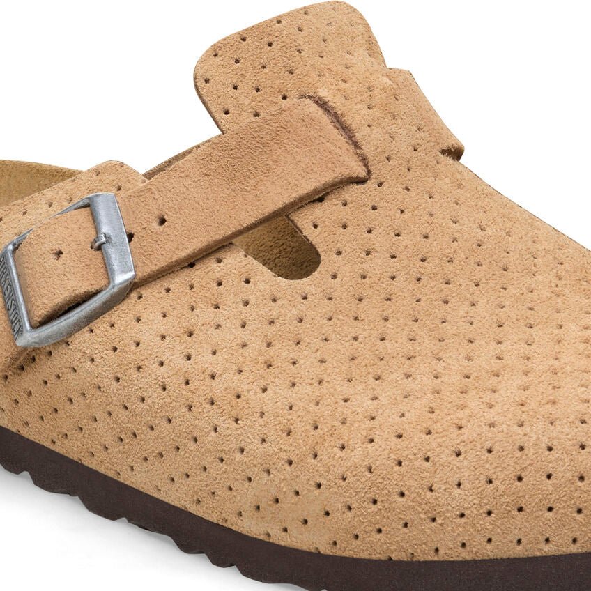 Birkenstock Boston Embossed Dots New Beige - Steranko Clothing Manchester