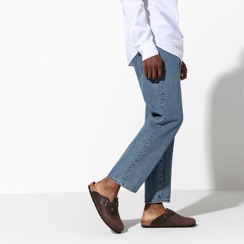 Birkenstock Boston Oiled Leather Habana - Steranko Clothing Manchester