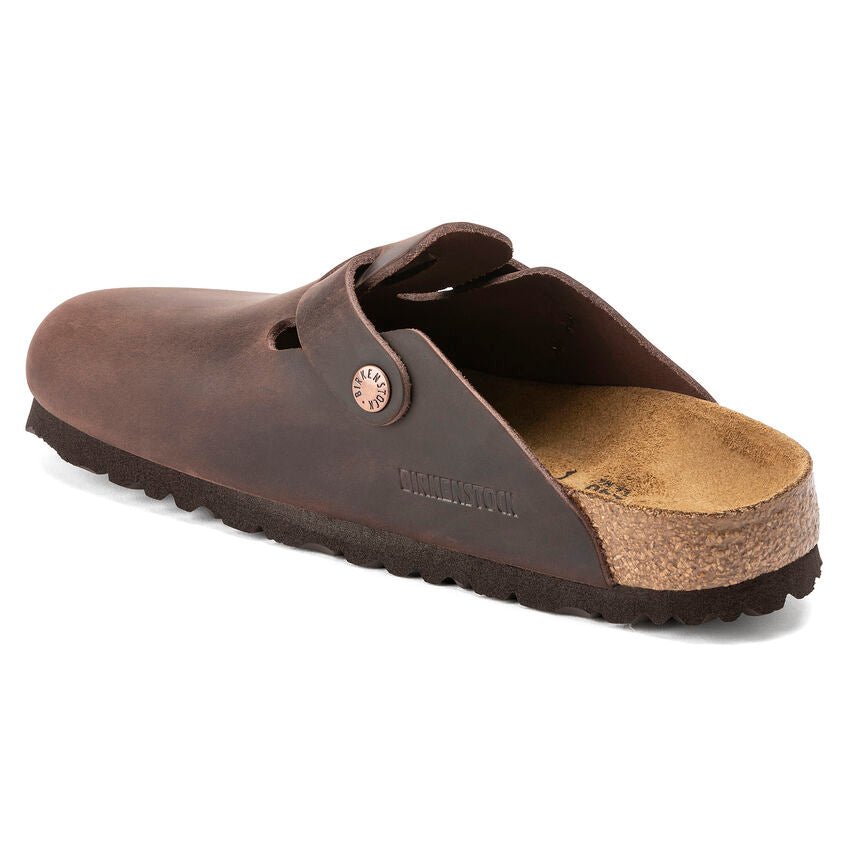 Birkenstock Boston Oiled Leather Habana - Steranko Clothing Manchester