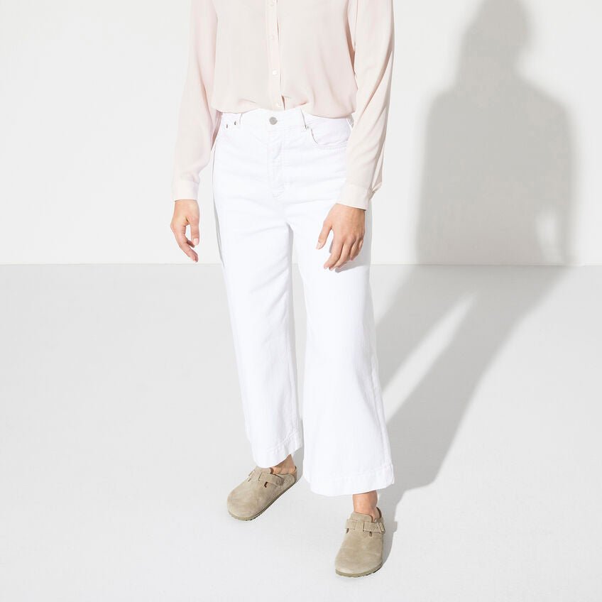 Birkenstock Boston Soft Footbed Suede Leather - Faded Khaki - Steranko Clothing Manchester