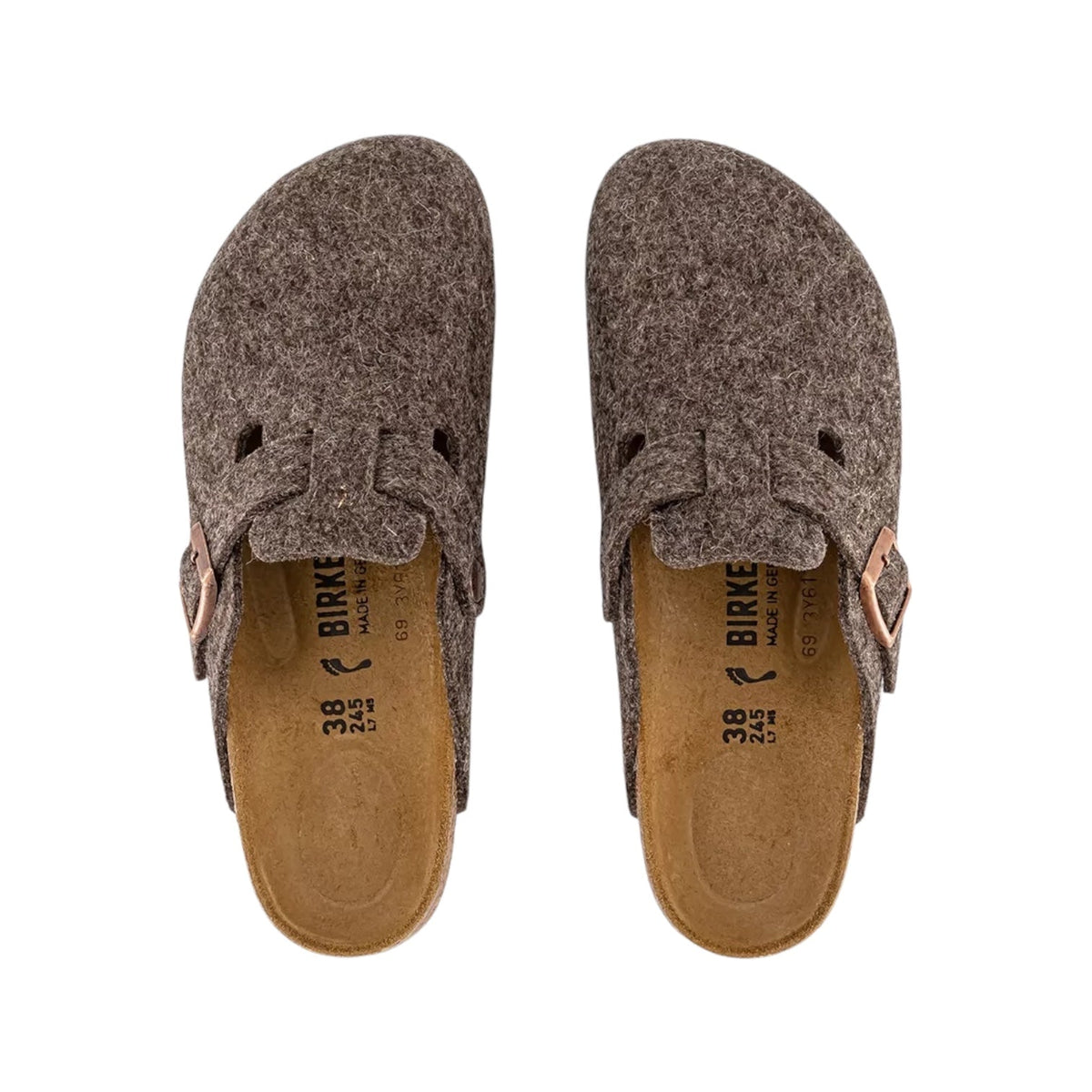 Birkenstock Boston Wool Felt Cocoa - Steranko Clothing Manchester