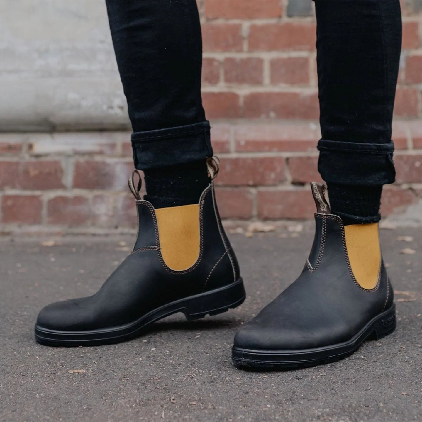 Blundstone 1919 Brown/ Mustard Leather Boot - Steranko Clothing Manchester