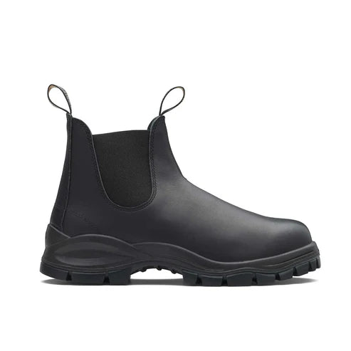 Blundstone Lug Boots Rustic Black Leather - Steranko Clothing Manchester