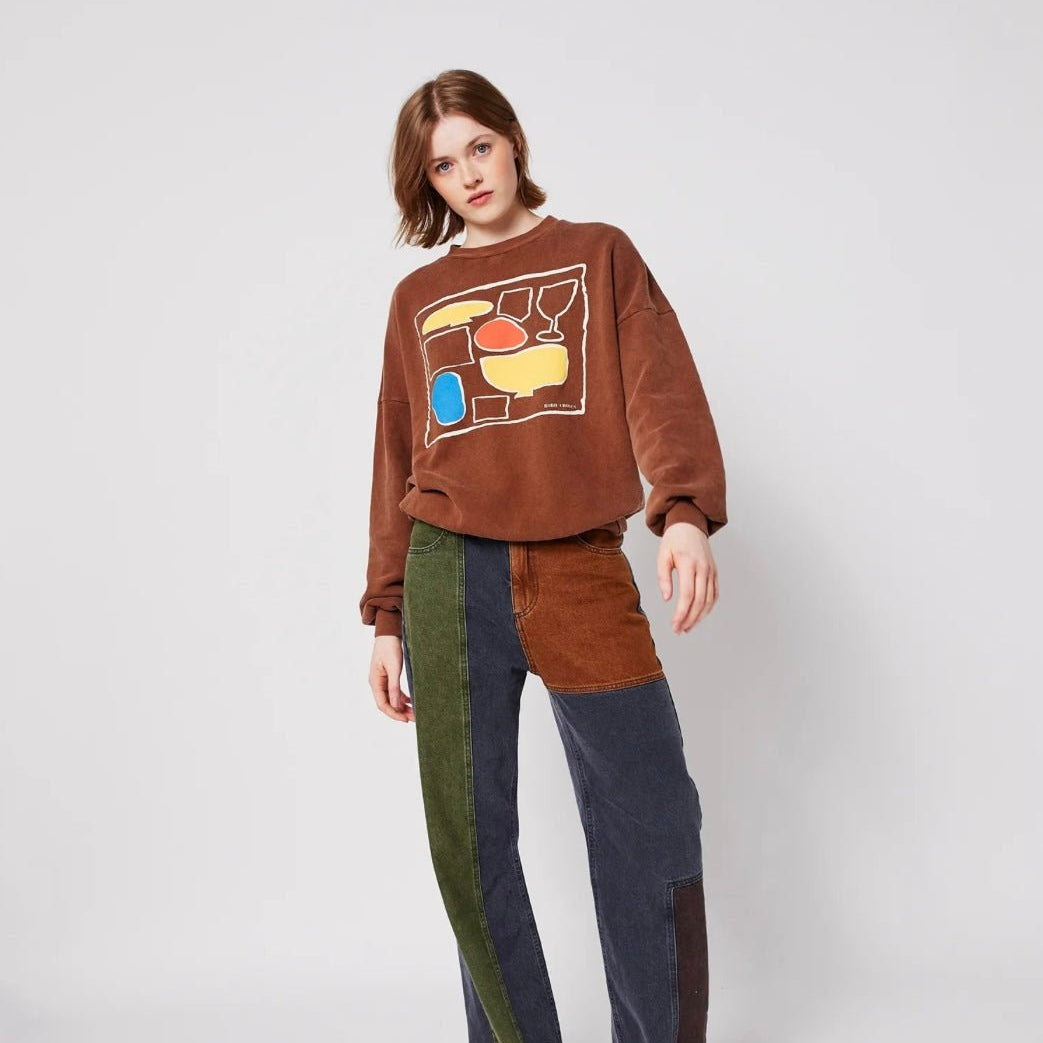 Bobo Choses After 7 Relaxed Sweatshirt Brown - Steranko Clothing Manchester