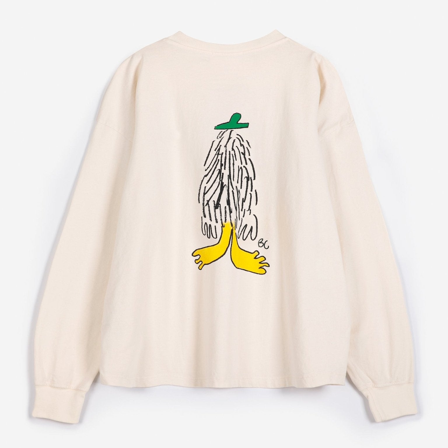 Bobo Choses Hidden Monster LS Tee Off-White - Steranko Clothing Manchester