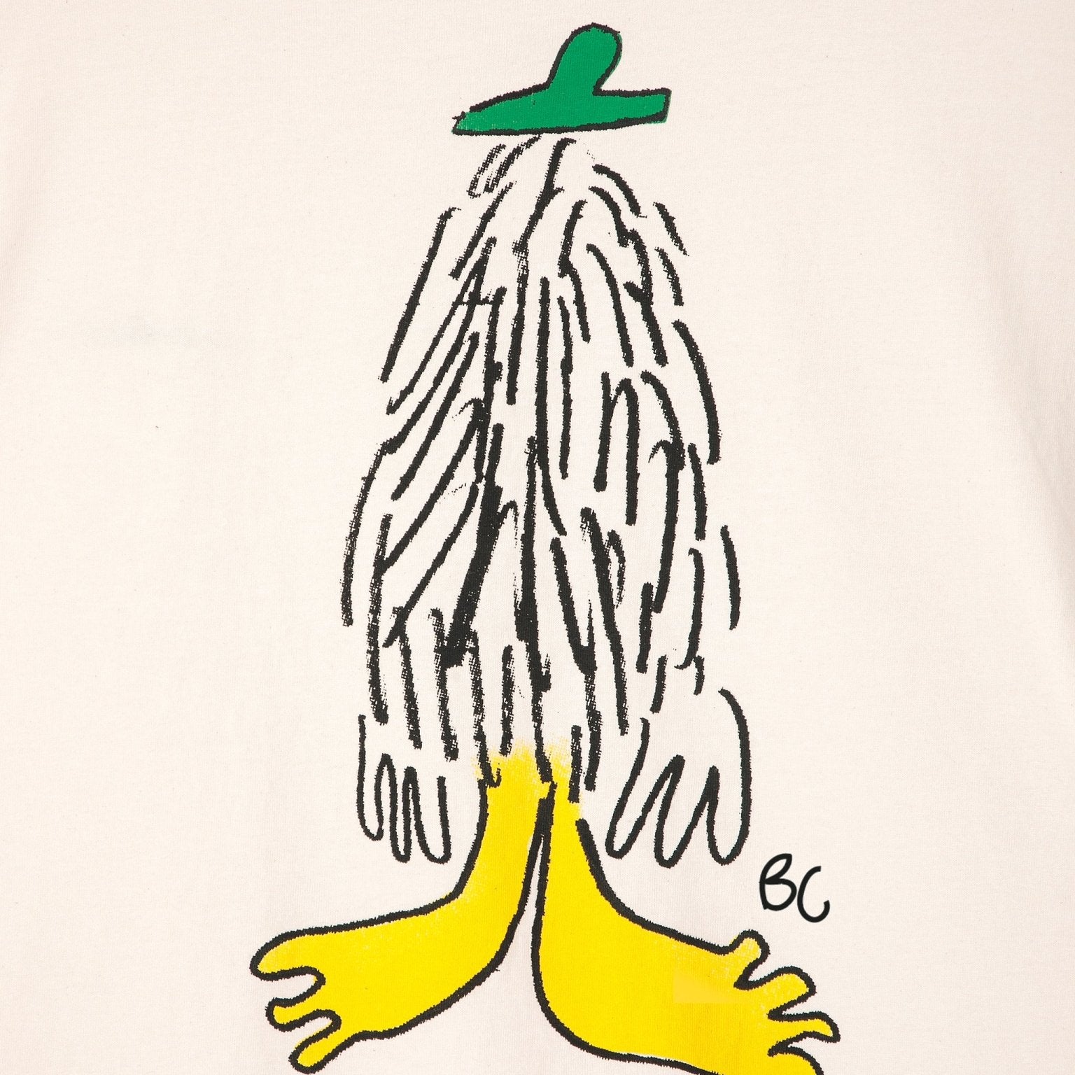 Bobo Choses Hidden Monster LS Tee Off-White - Steranko Clothing Manchester