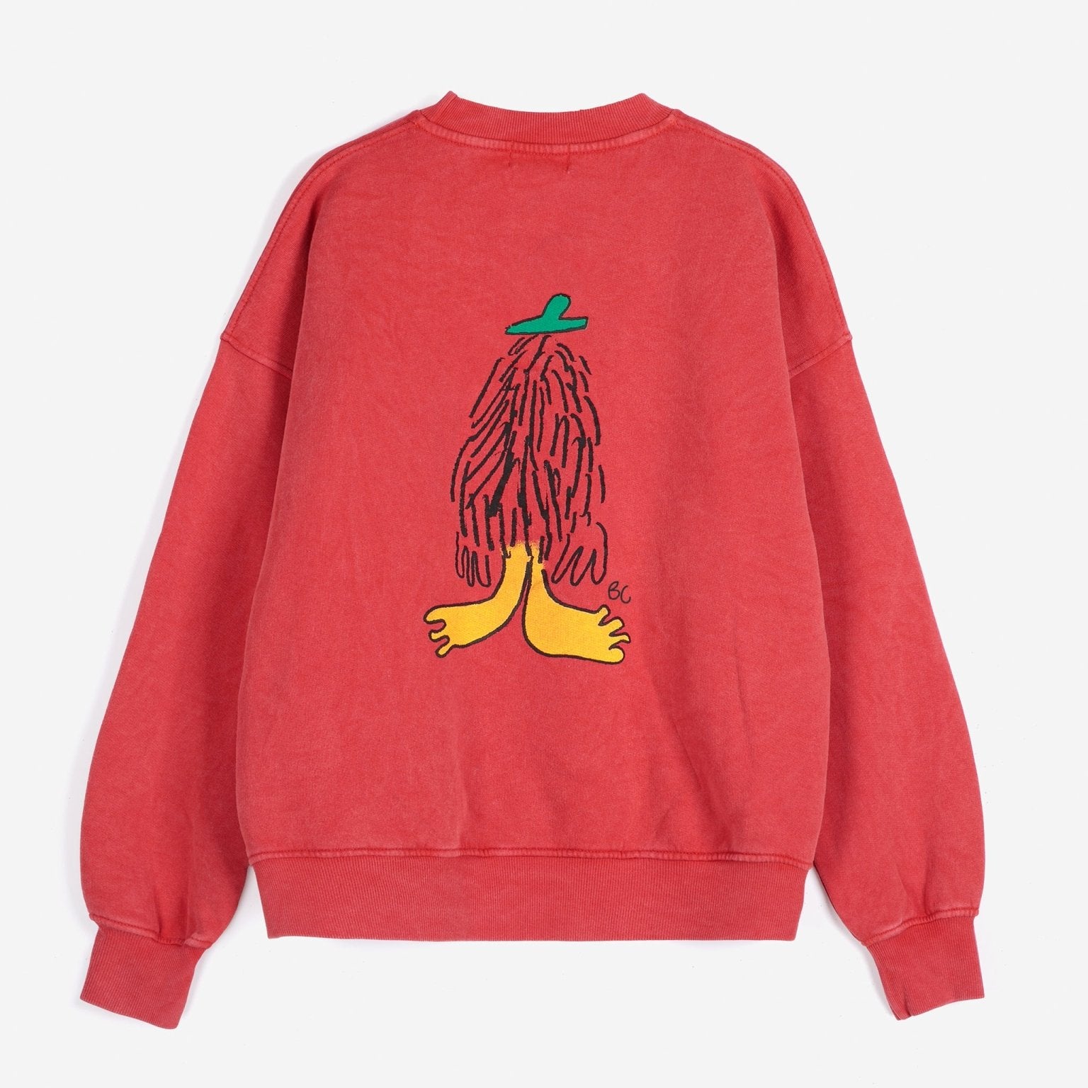 Bobo Choses Hidden Monster Sweatshirt Red - Steranko Clothing Manchester