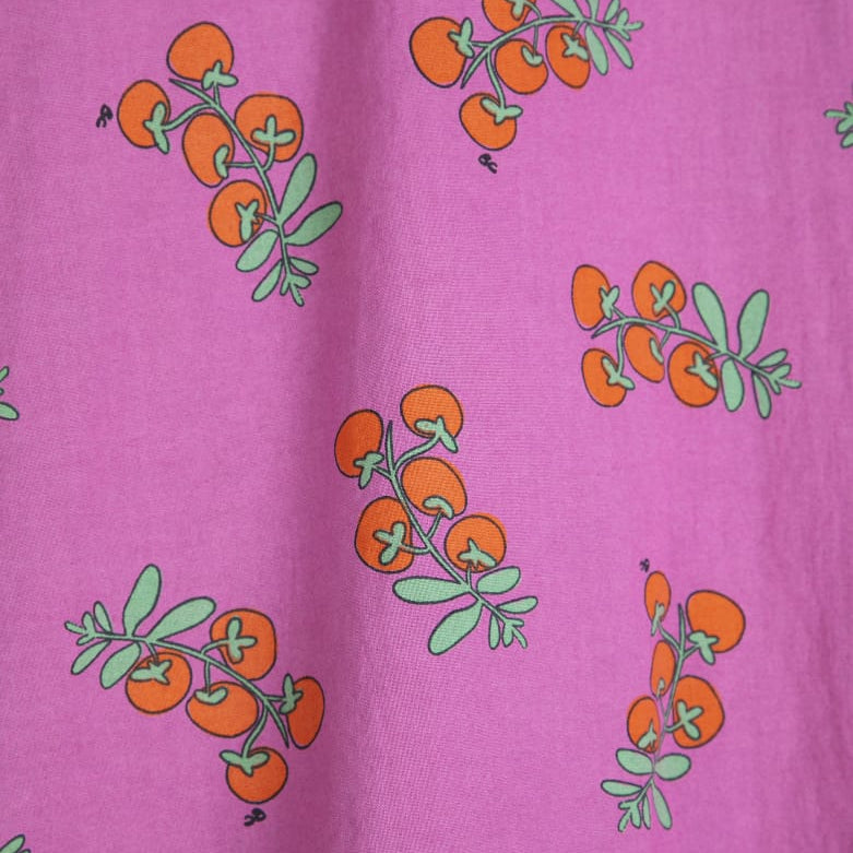 Bobo Choses Juicy Tomatoes Big Collar Dress Purple - Steranko Clothing Manchester