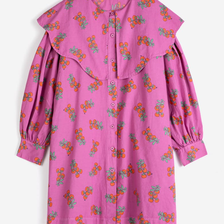 Bobo Choses Juicy Tomatoes Big Collar Dress Purple - Steranko Clothing Manchester