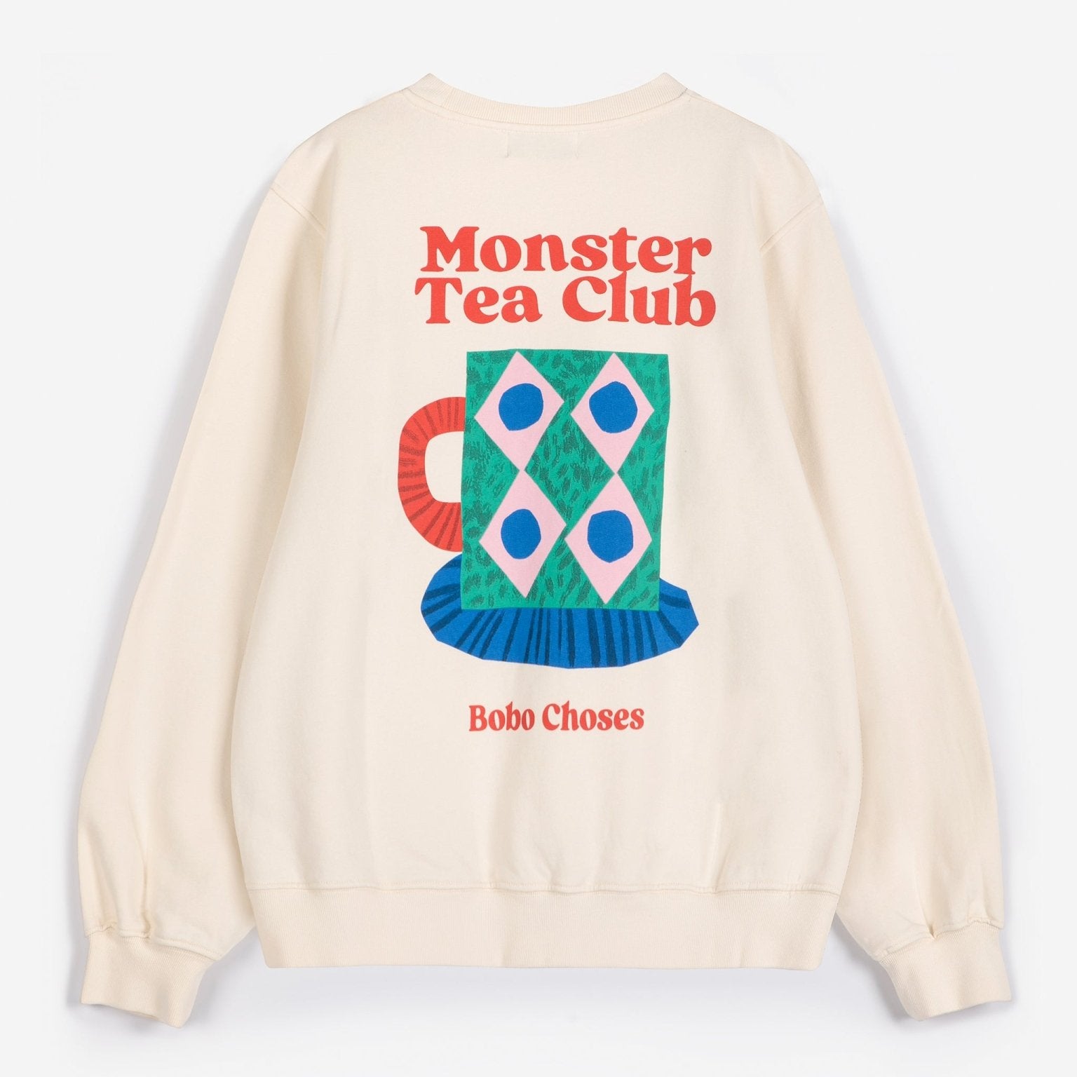 Bobo Choses Monster Mug Sweatshirt Off-White - Steranko Clothing Manchester