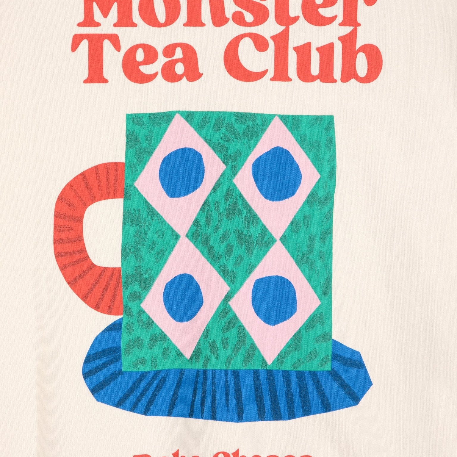 Bobo Choses Monster Mug Sweatshirt Off-White - Steranko Clothing Manchester