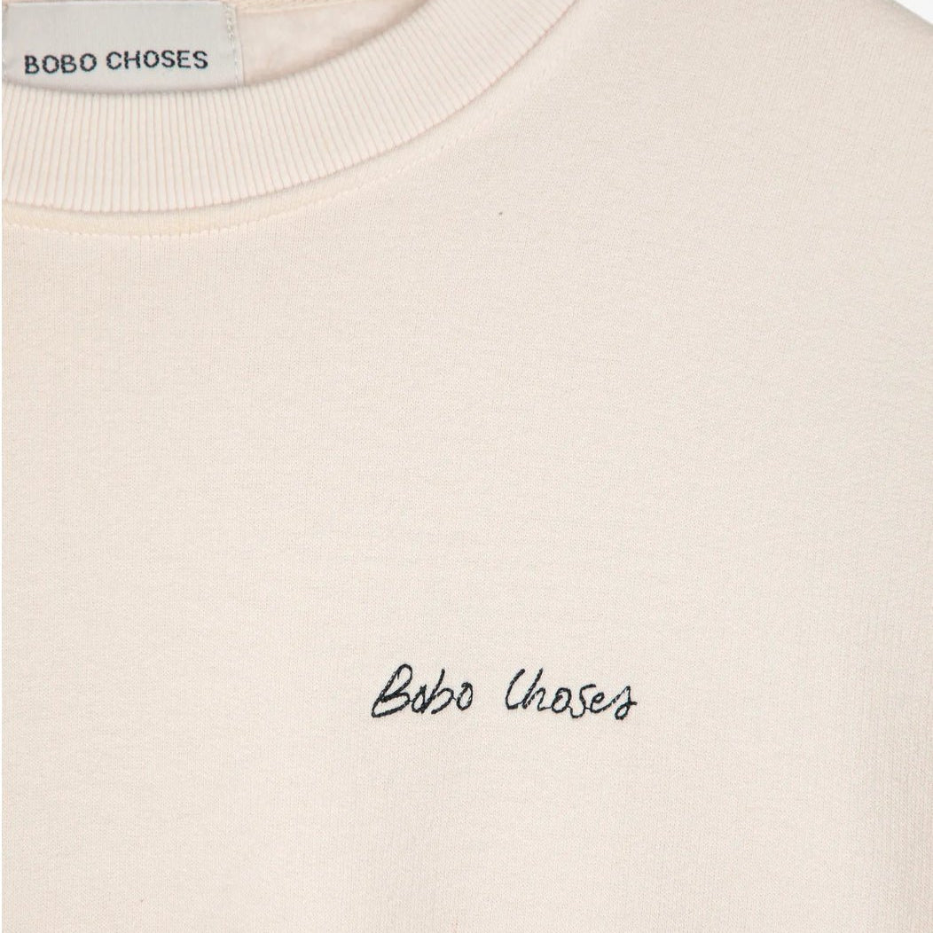 Bobo Choses Mr Pencil Fitted Sweatshirt Off - White - Steranko Clothing Manchester