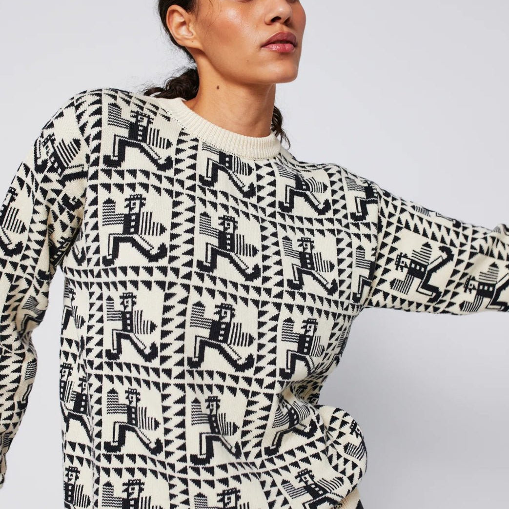 Bobo Choses Mr Pencil Jacquard Relaxed Jumper - Steranko Clothing Manchester