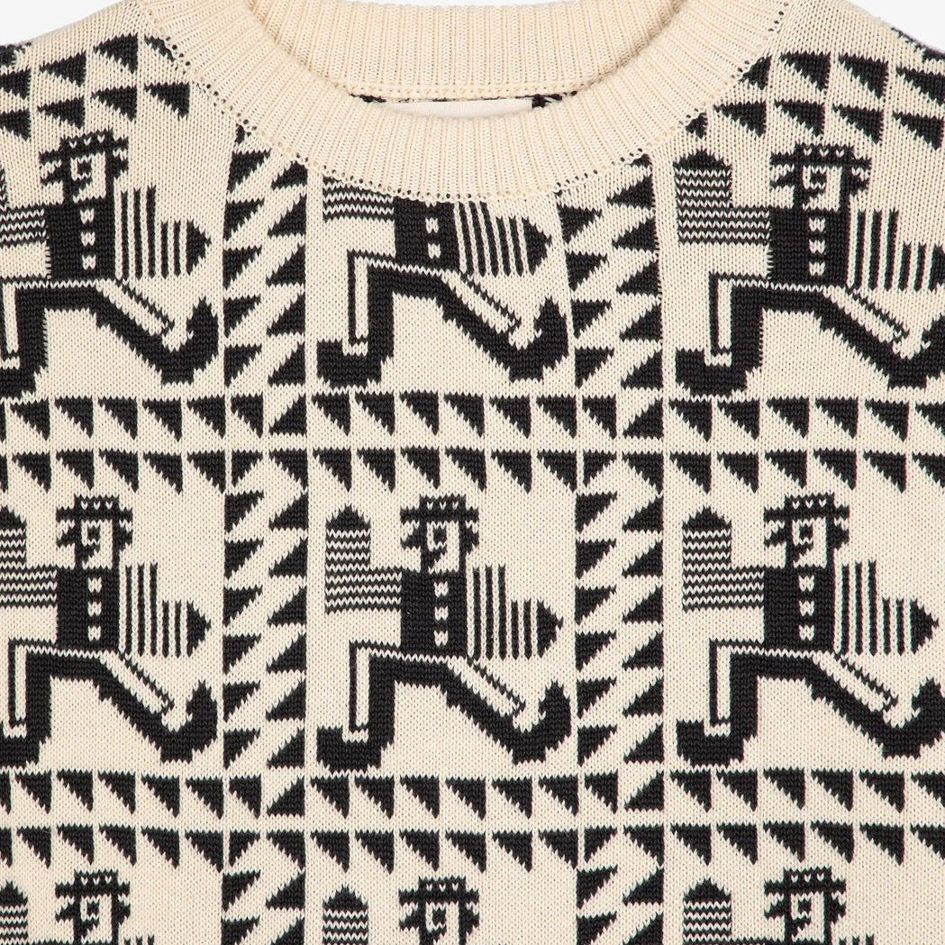 Bobo Choses Mr Pencil Jacquard Relaxed Jumper - Steranko Clothing Manchester