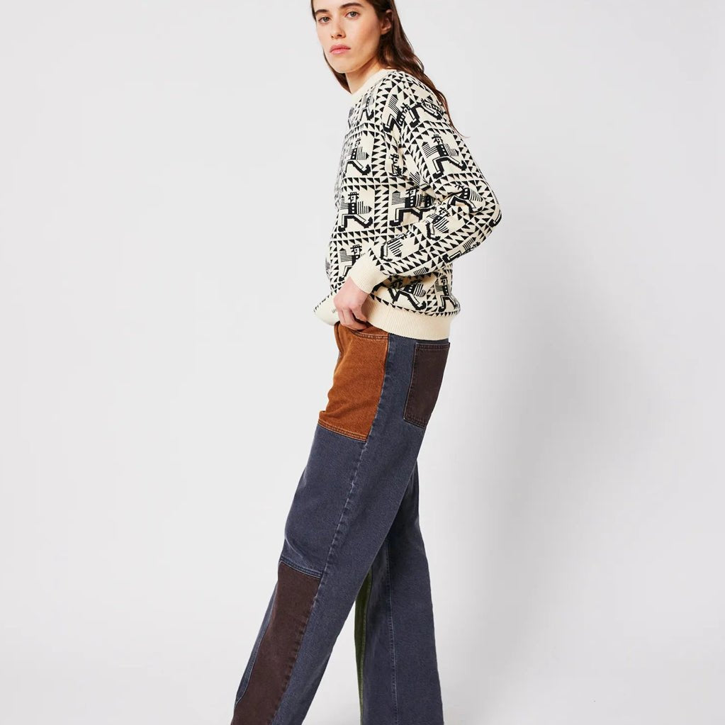 Bobo Choses Mr Pencil Jacquard Relaxed Jumper - Steranko Clothing Manchester