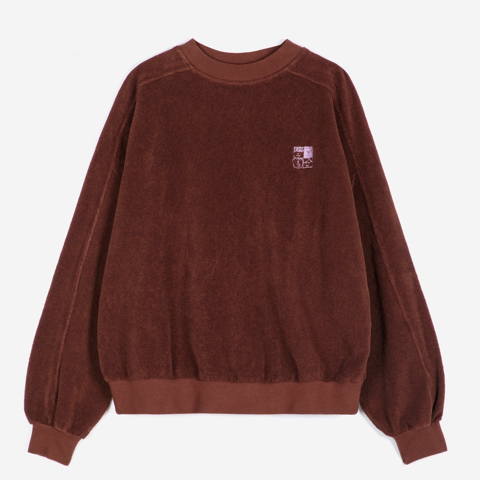 Bobo Choses Mystery BC Terry Sweatshirt Dark Brown - Steranko Clothing Manchester
