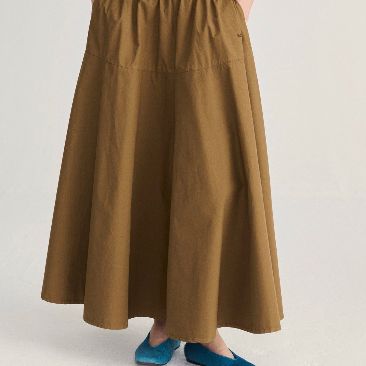 Bobo Choses Paper Touch Evase Skirt Khaki - Steranko Clothing Manchester