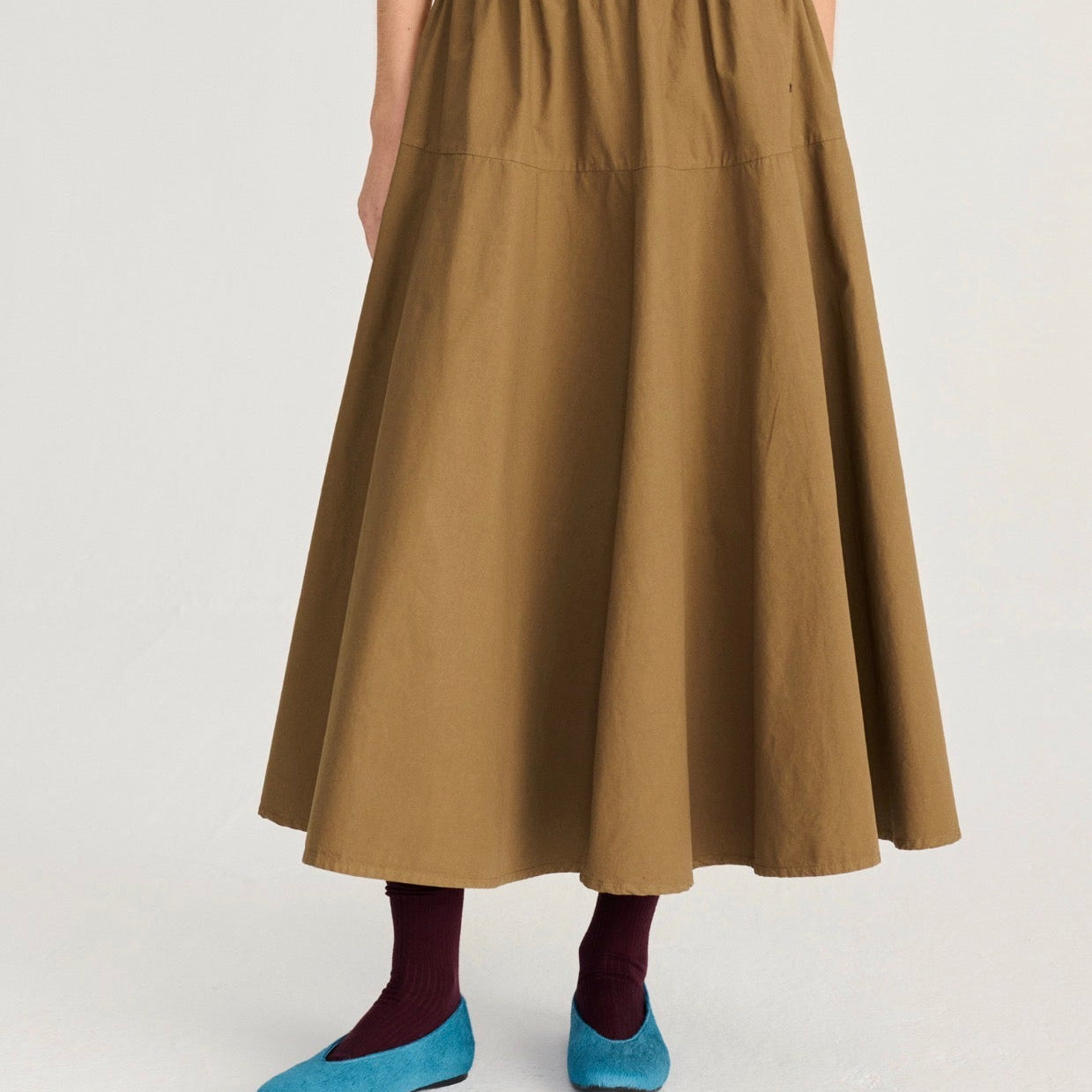 Bobo Choses Paper Touch Evase Skirt Khaki - Steranko Clothing Manchester
