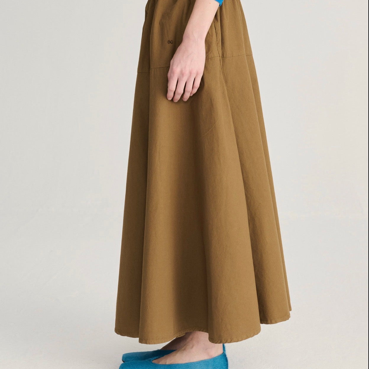 Bobo Choses Paper Touch Evase Skirt Khaki - Steranko Clothing Manchester