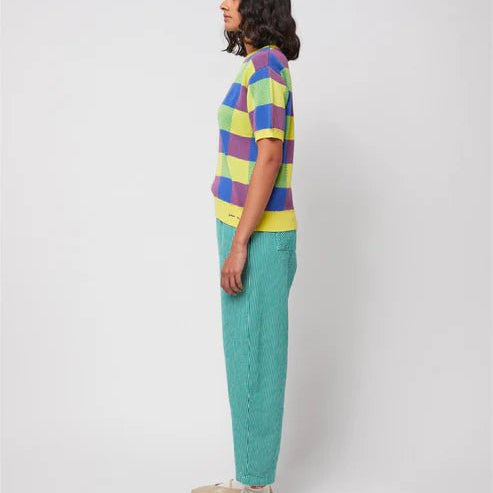 Bobo Choses Vichy Jacquard Jumper Multicolour - Steranko Clothing Manchester