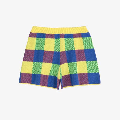 Bobo Choses Vicy Jacquard Knitted Shorts Multicolour - Steranko Clothing Manchester