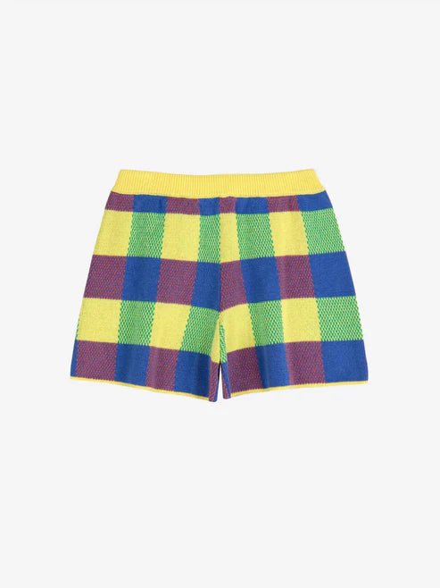 Bobo Choses Vicy Jacquard Knitted Shorts Multicolour - Steranko Clothing Manchester
