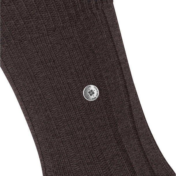 Burlington Dover Sock Brown Melange - Steranko Clothing Manchester