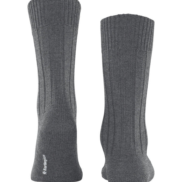 Burlington Dover Sock Dark Grey - Steranko Clothing Manchester
