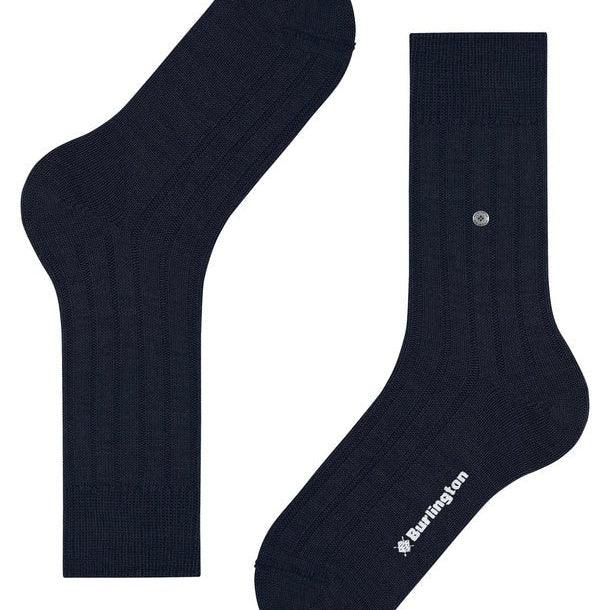 Burlington Dover Sock Marine - Steranko Clothing Manchester