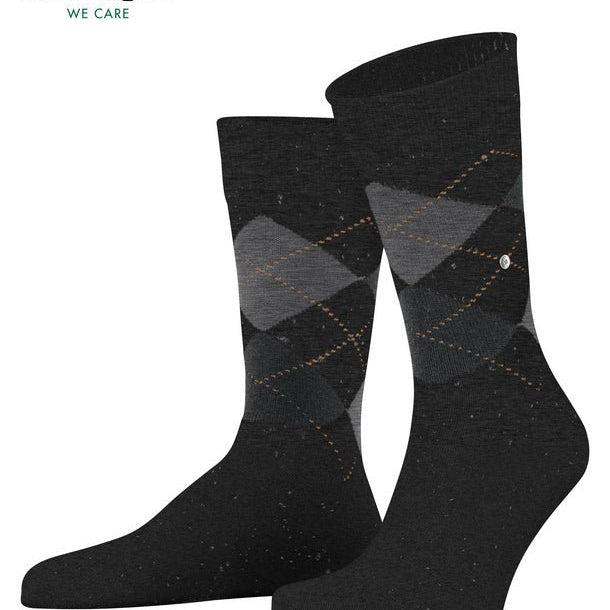Burlington Dundee Socks Anthracite Melange - Steranko Clothing Manchester
