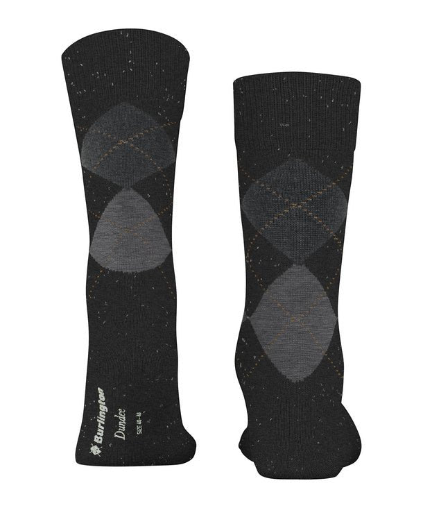 Burlington Dundee Socks Anthracite Melange - Steranko Clothing Manchester