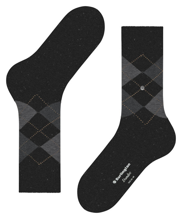 Burlington Dundee Socks Anthracite Melange - Steranko Clothing Manchester