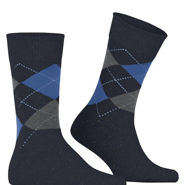 Burlington Dundee Socks Marine - Steranko Clothing Manchester
